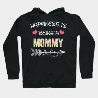 Happiness is being Mommy floral gift Hoodie